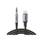 Ugreen 70509 Lightning To 3.5mm Audio  Adapter 1m Black