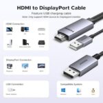 UGREEN DisplayPort to HDMI  Cable 2m – Black - Image 2