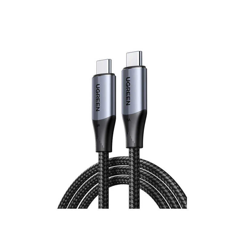 UGREEN-80150-USB-3.2-Gen-2-1M-240W-Cable Ugreen 80150 USB 3.2 Gen Type-C to Type-C Cable 1m Black - Image 1
