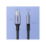 Ugreen 90120 100w Type-C to Type-C PD  Fast Charging Cable - Image 3