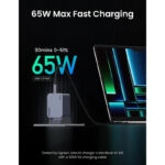 UGREEN 25356 Nexode Pro 65W 3-Port  GaN Ultra-Slim Iphone Charger - Image 2